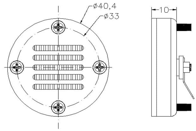Sounderlink 2 pièces AMT Air Motion Tweeter ruban aigus haut-parleur transducteur planaire 4/8 Ohm 3