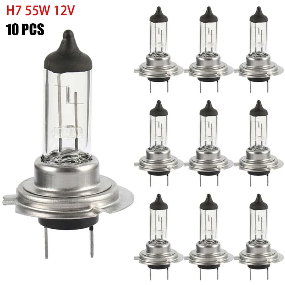 Ampoule de phare halogène, lumière blanche Super chaude H7 55W 12V, lampe halogène de phare de voitu