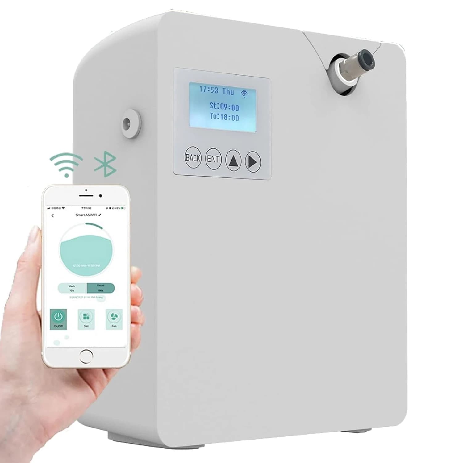 Diffuseur d'arôme intelligent Bluetooth, désodorisant pour hôtels, diffuseur d'arôme, couverture d'o