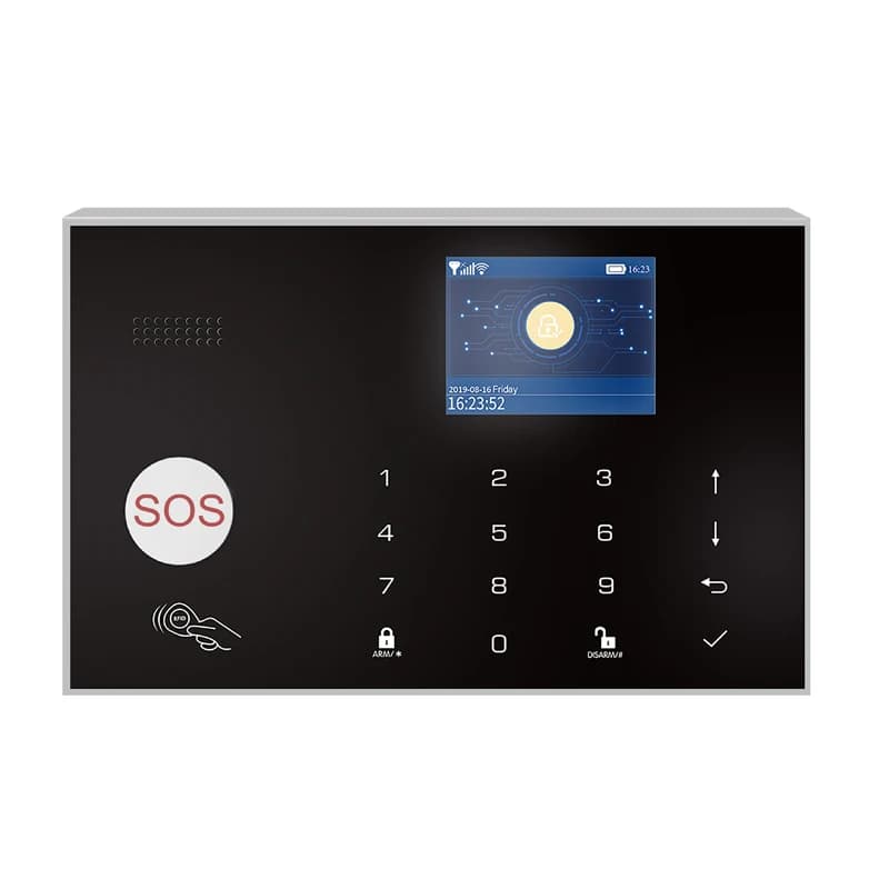 Caméra WIFI système d'alarme GSM sans fil système d'alarme de sécurité anti-cambriolage à domicile T