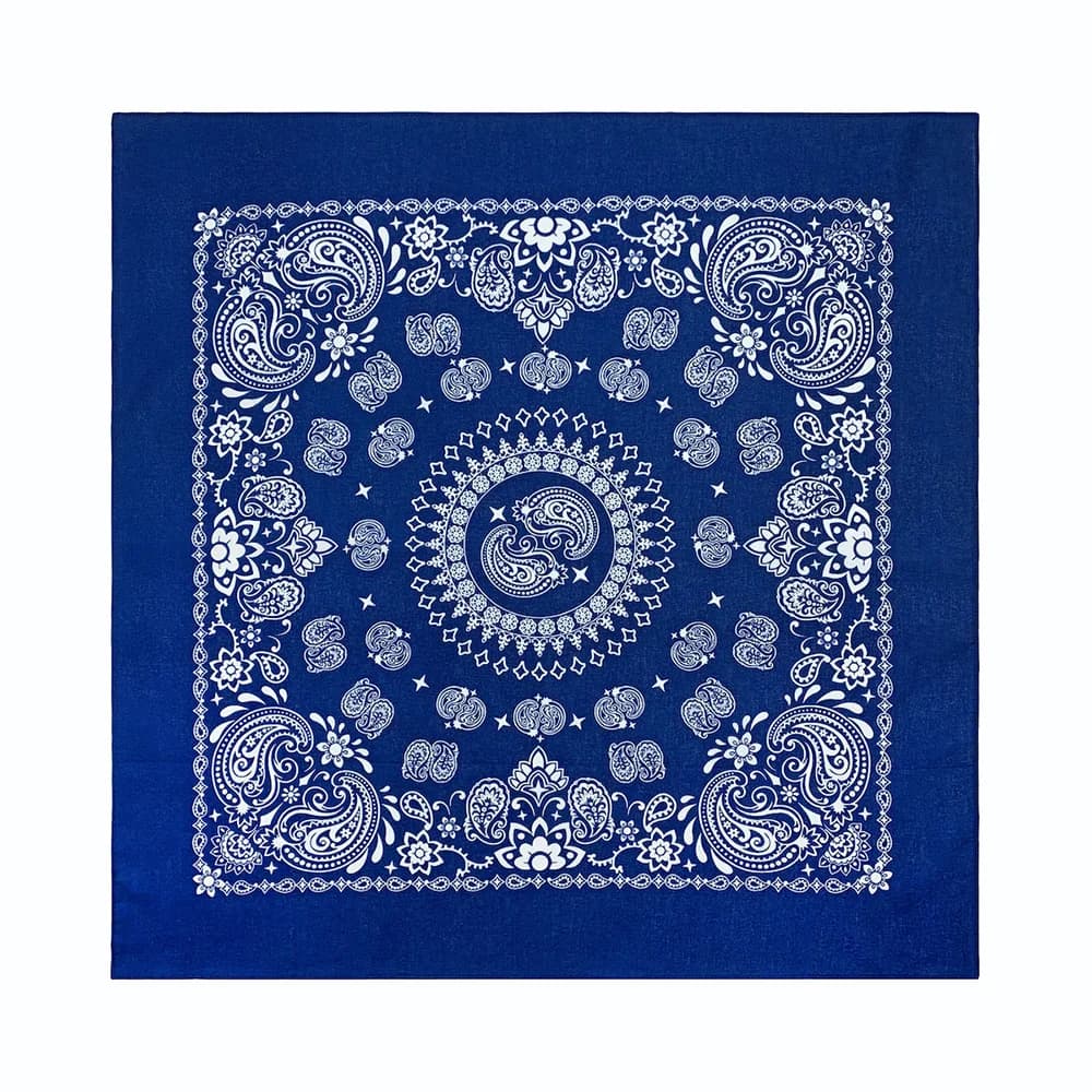 Foulard carré en coton pour femmes, 56CM, Hip Hop, ameba, Bandana, bandeau Paisley, cadeaux pour hom