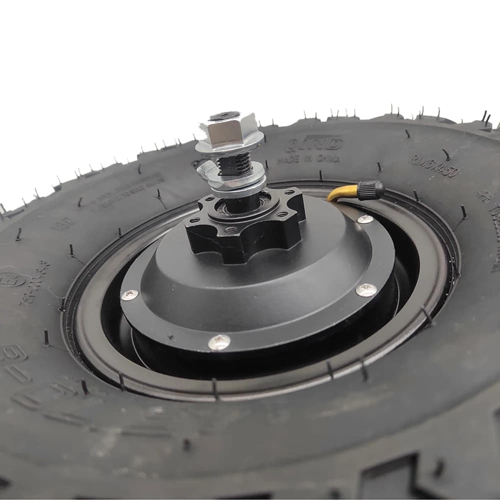 Kit de moteur de moyeu de brouette électrique, roue rugueuse, tout terrain, 24V, 36V, 48V, 350W, 500