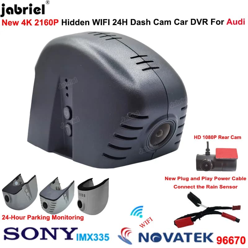 4K Caméra Dash Caméra DVR De Voiture pour Audi q7 q5 q3 q2 q8 rs5 rs3 rs7 rs6 pour audi a6 c7 a4 b8 
