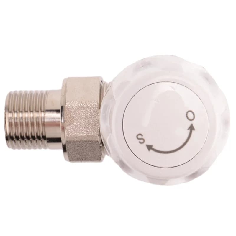 Vanne de radiateur thermostatique rapide 6 pièces 15Mm X 1/2 pouces Angle thermostatique TRV vanne d