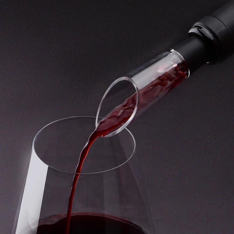 Verseur de vin, carafe, aérateur de vin rouge, bec verseur, aérateur de versage de vin, bouchon de v