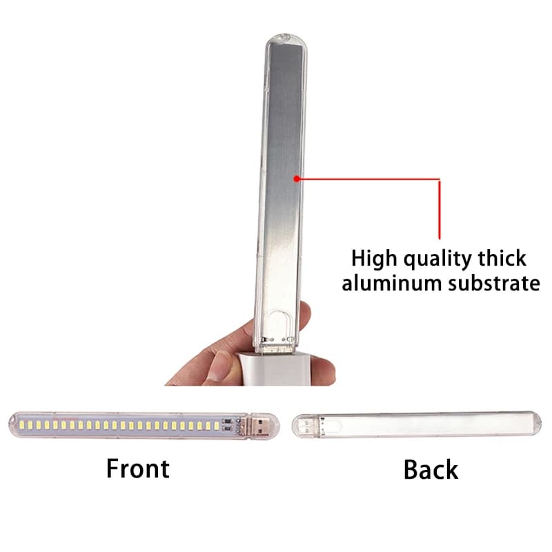 Lampe LED USB ZHMZH DC5V 24 LED, lumière d'ambiance rouge, jaune, blanc, bleu, vert, violet, rose, p