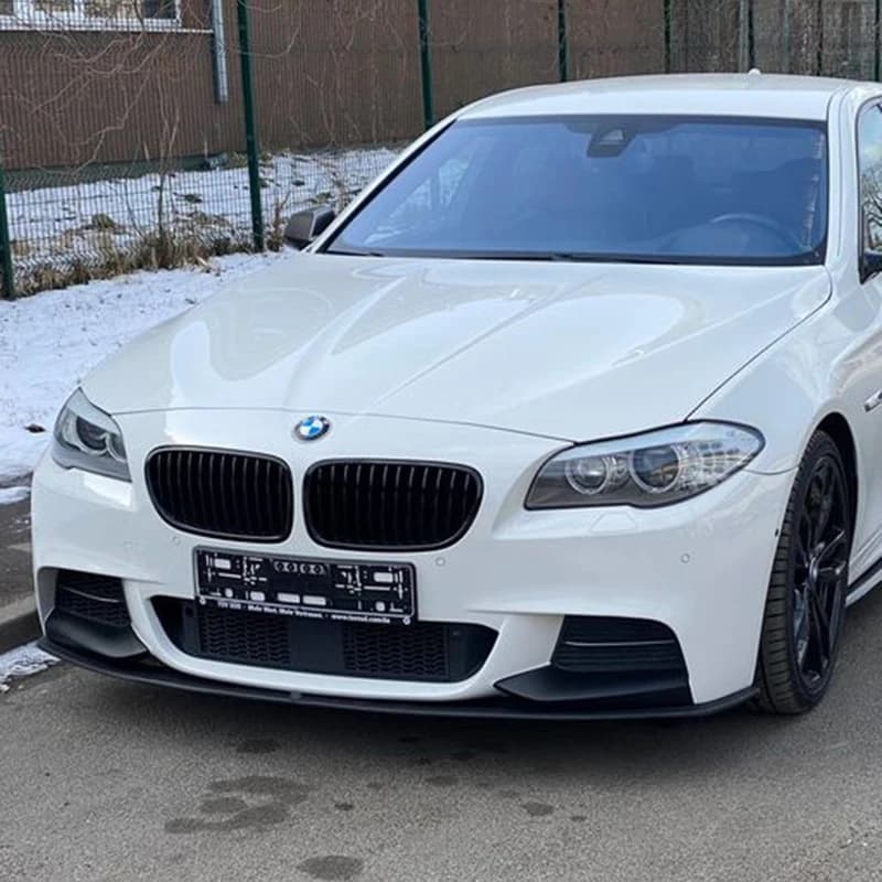Kit de carrosserie ABS noir brillant, lèvre de pare-chocs avant de haute qualité, pour BMW série 5 F