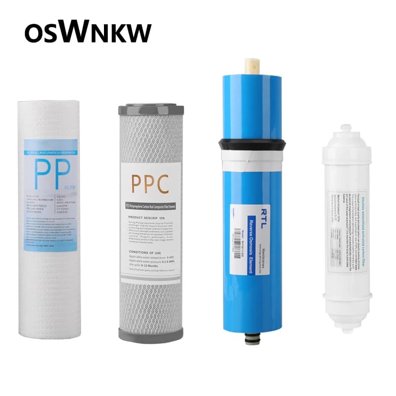 Filtre purificateur d'eau OSWNKW Compatible avec le remplacement d'élément filtrant RO600GPD