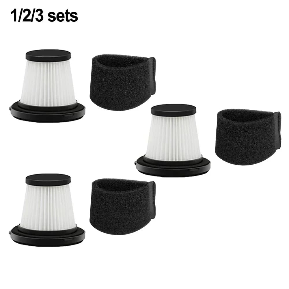 1/2/4 ensembles pour filtre Morse lavable et réutilisable pour accessoires d'aspirateur ménager Mors