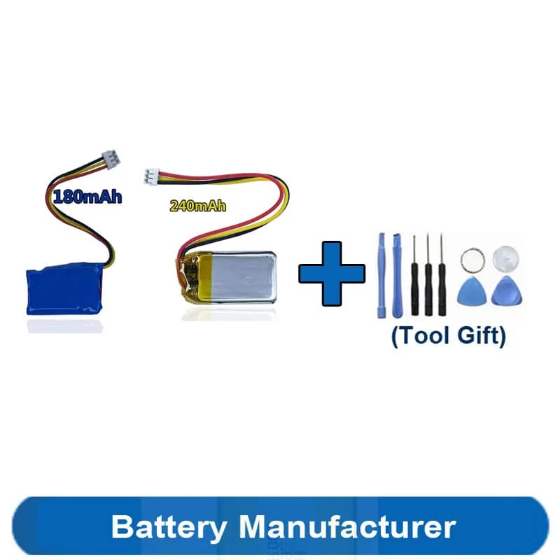 Batterie pour Logitech GPRO G PRO GPW, pour souris sans fil, Super légère, AKKU, 240mAh, 180mAh, 533