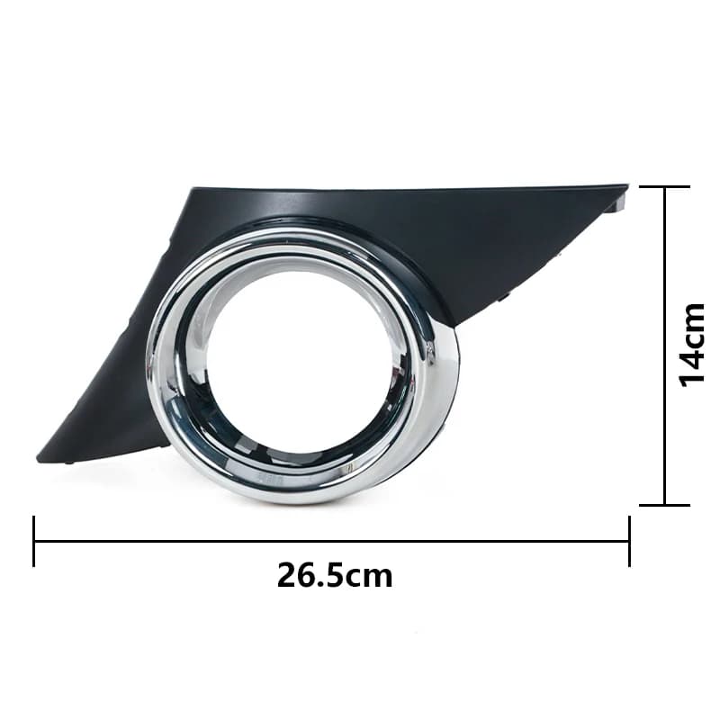 Pour Peugeot 207 Sport 2006 2007 2008 2009 pare-chocs avant de voiture antibrouillard cadre de lampe