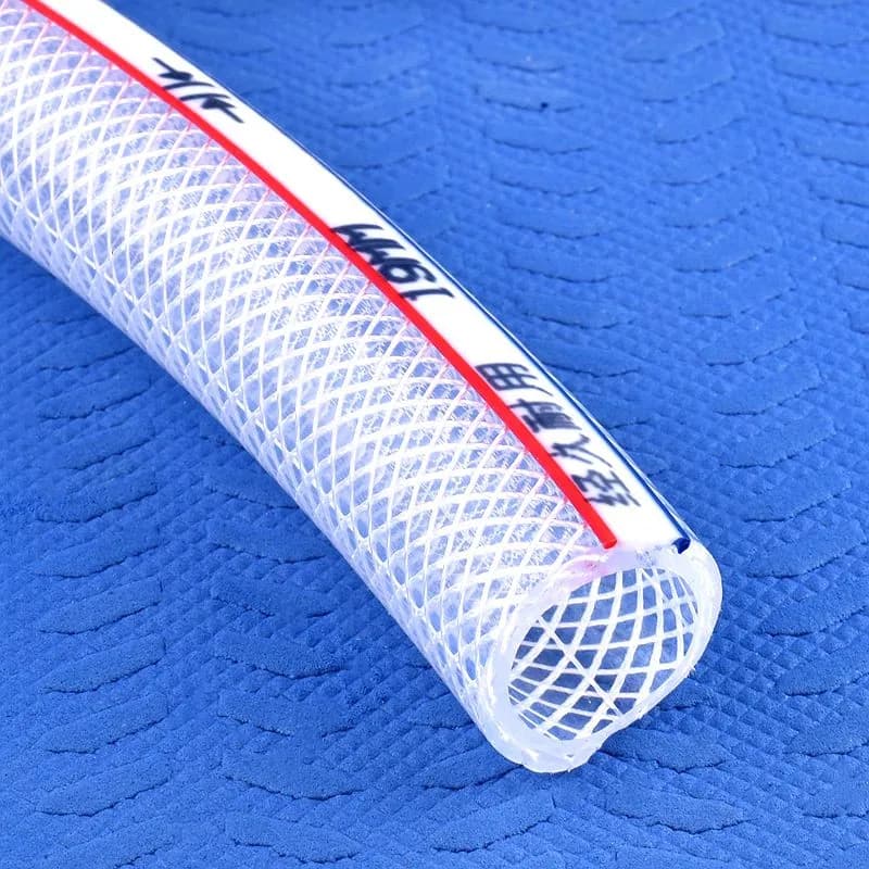 Tuyaux en plastique PVC à mailles de 1m/3m/5m, tube de pompe à eau, diamètre intérieur 8/10/19/25mm,