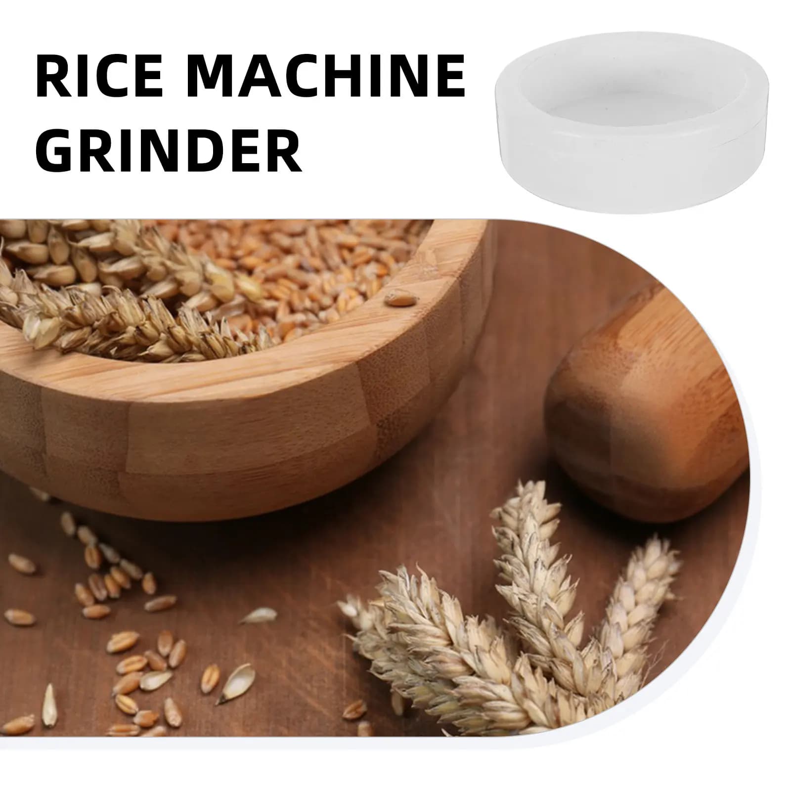 Moulin à grains manuel, moulin à riz et à blé, broyeur à main compact et portable, poignée ergonomiq