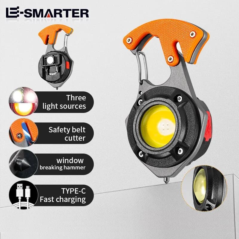 Lampe de surbrillance portable multifonctionnelle, charge rapide de type C, grande capacité d'autono