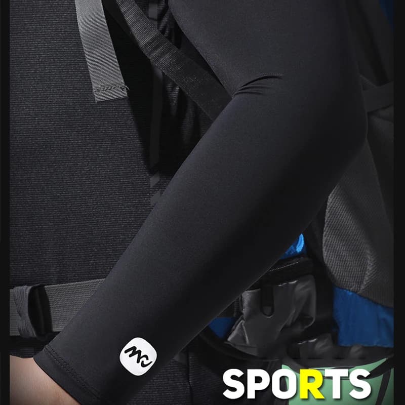 Manchons de bras de cyclisme pour Sports de plein air, avec technologie de refroidissement par glace