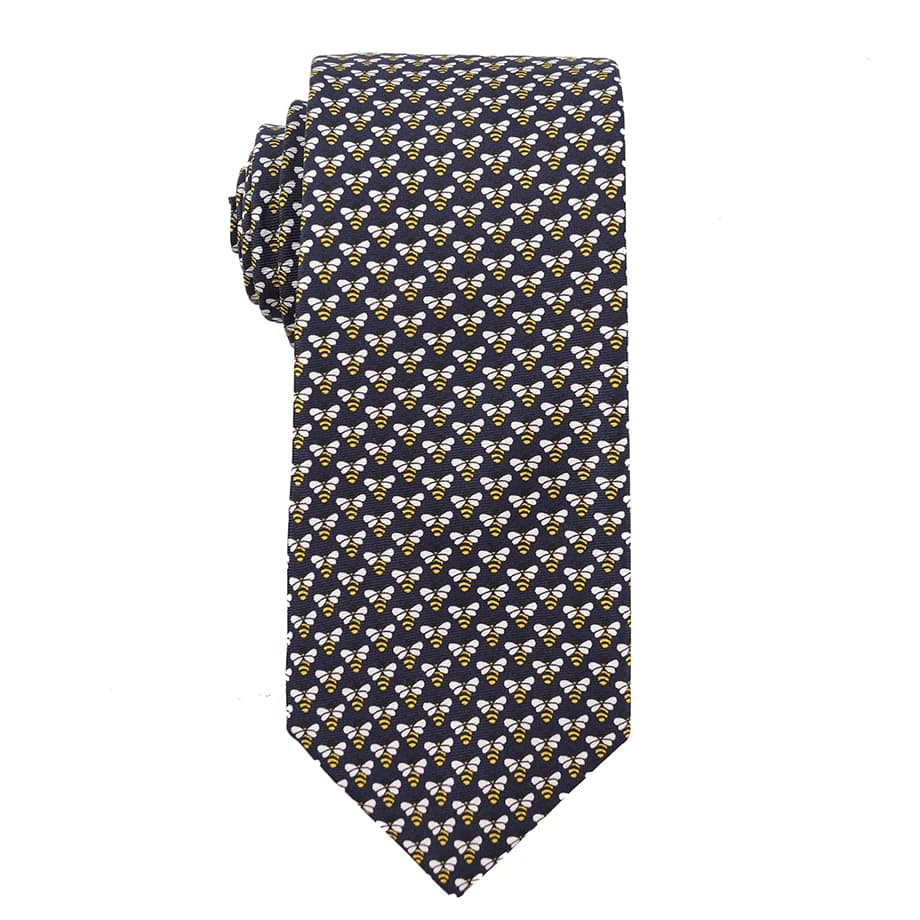 Tailleur Smith 7.5 cm cravates faites à la main motif d'impression animale cravate Satin soie cou cr