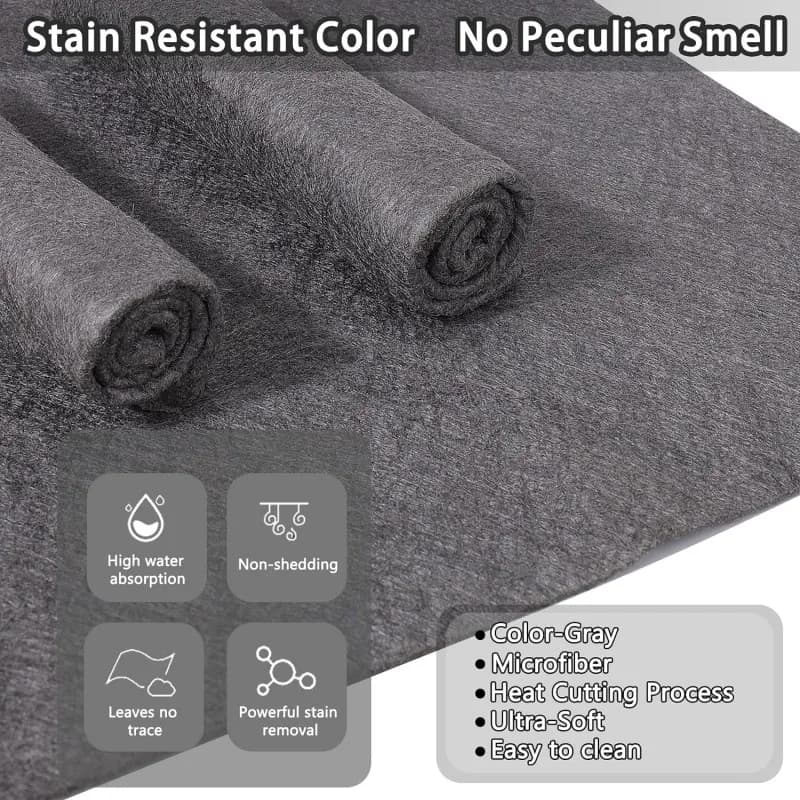Chiffon de nettoyage magique épais, chiffon en microfibre polyvalent, réutilisable, pour vitres auto