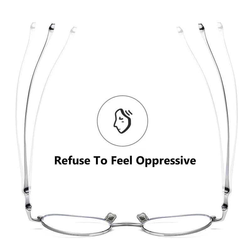 YIMARUILI Rétro Rond Titane Lunettes Cadre Hommes et Femmes Personnalisé Mode Lunettes Optiques cont