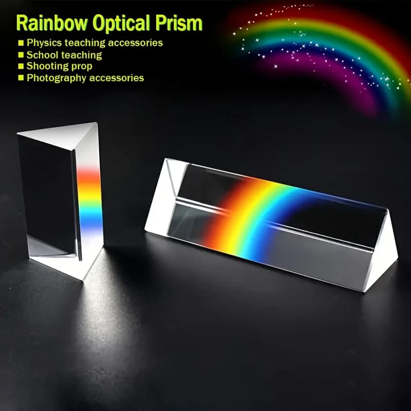 Prisme en verre à réflexion spectrale, fuchsia idéal et outil de photographie, cadeau parfait pour l