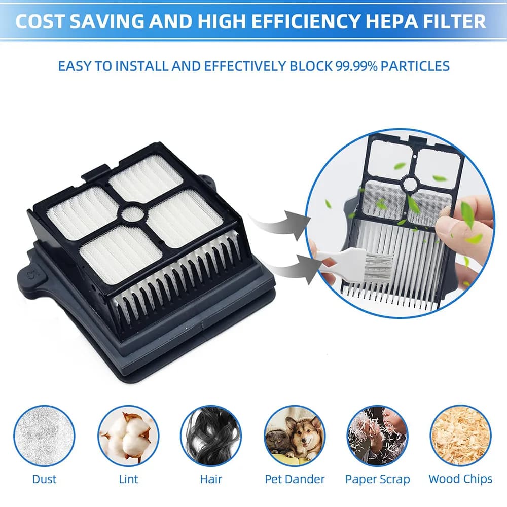 Rouleau pour Aspirateur à Sec Tineco Floor One S7 Flashdry, Accessoire de Remplacement, Brosse, Filt