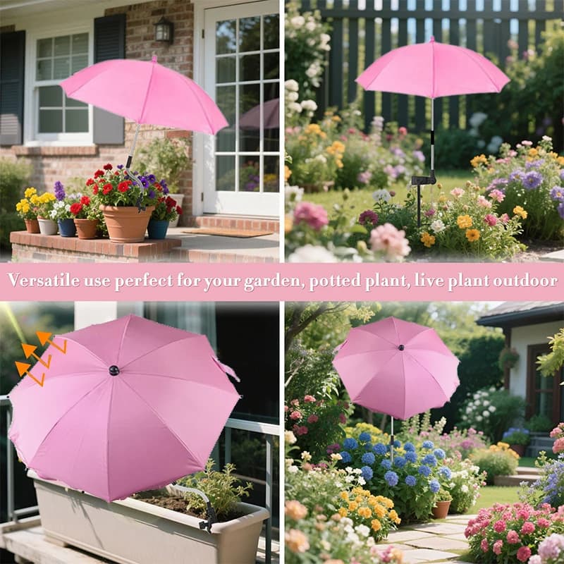 Paquet de 3 parapluies pour plantes améliorées pour plantes d'extérieur, parapluie d'ombrage de jard