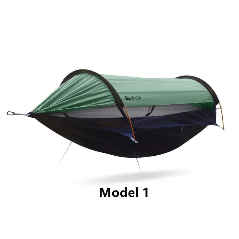 Hamac de voyage, anti-renversement extérieur, pare-soleil et anti-moustiques, personne simple ou dou