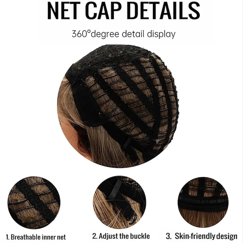 HAIRJOY – perruques synthétiques mulet pour hommes, perruques synthétiques de fête costumée des anné