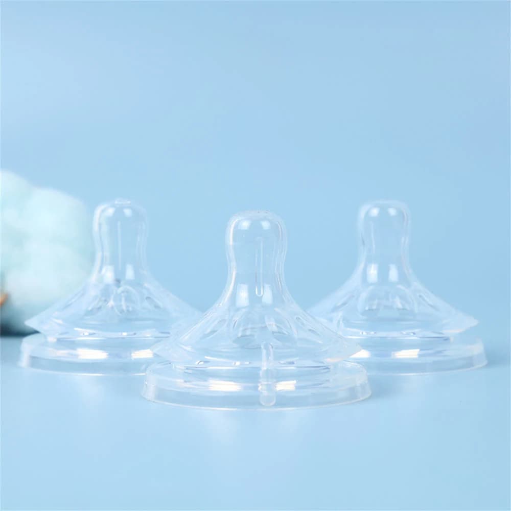 Accessoires pour tétons en Silicone, bouche large de 5.5cm, forme naturelle, Silicone respectueux de