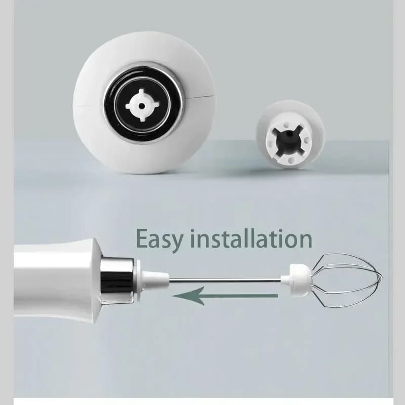 Mousse de lait électrique sans fil, Rechargeable par USB, 3 vitesses, pour Latte, Cappuccino, chocol