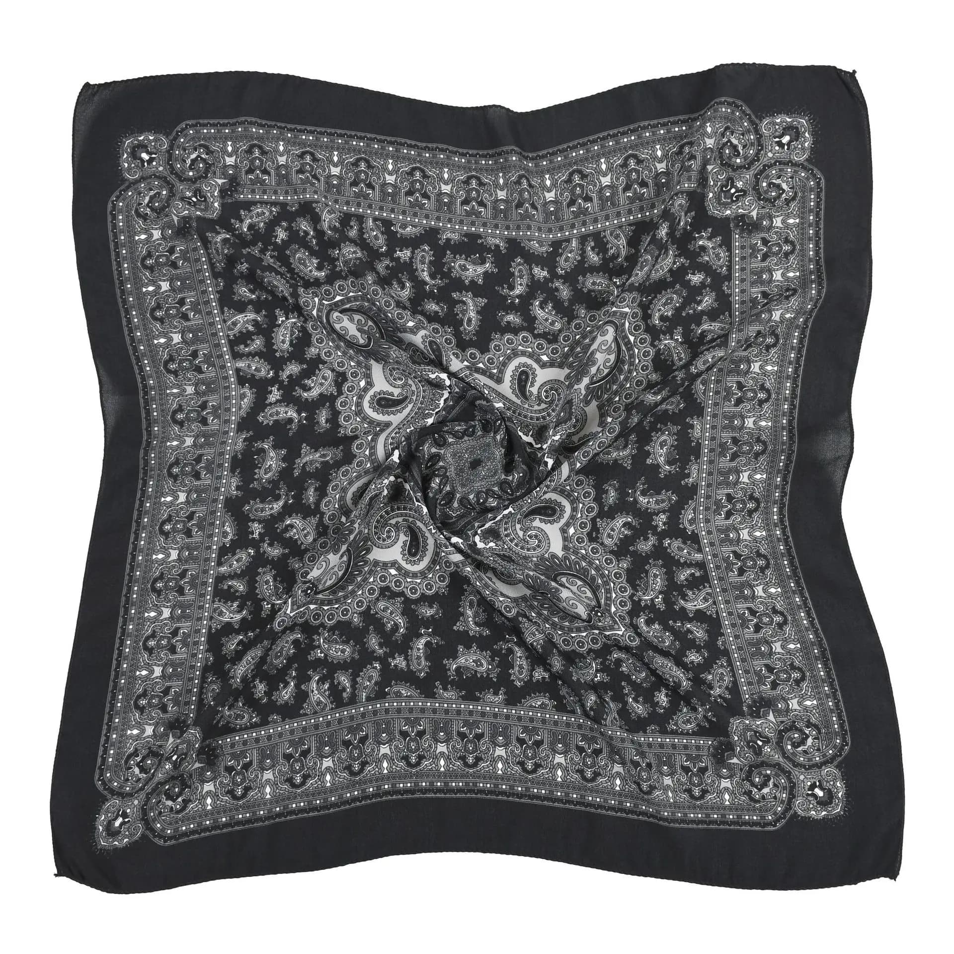 Foulard National russe pour femmes, foulard de Style ethnique, carré imprimé Floral, Bandana, moucho