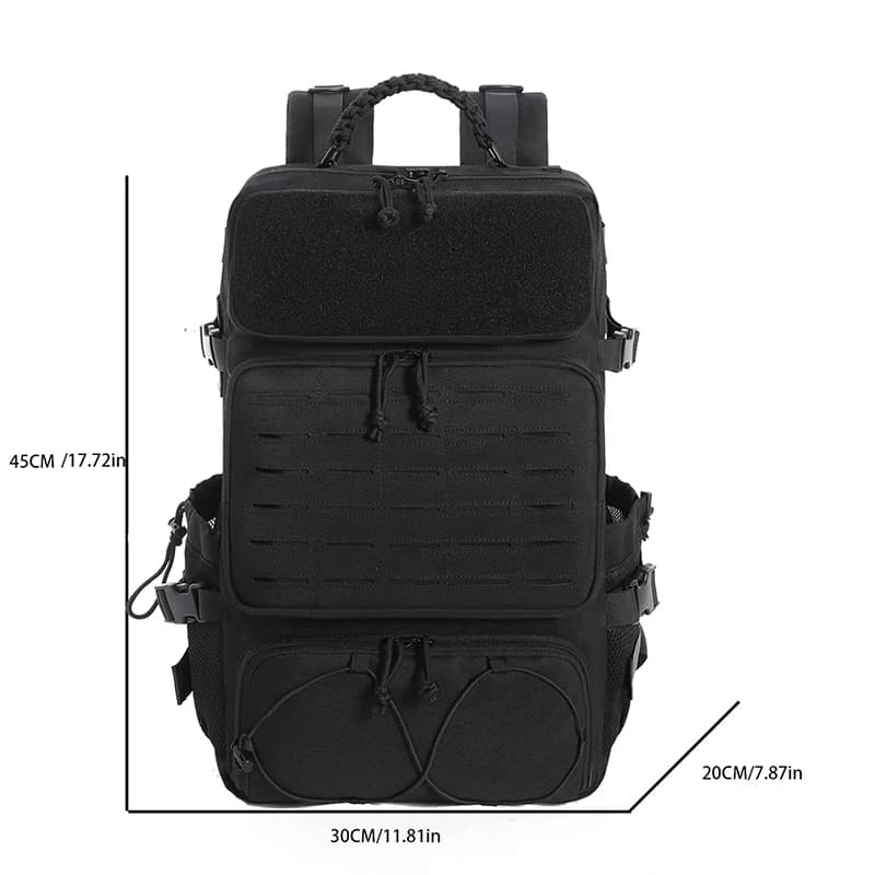 Sac polochon pour homme avec système modulaire de grande capacité, design multi-compartiments avec e