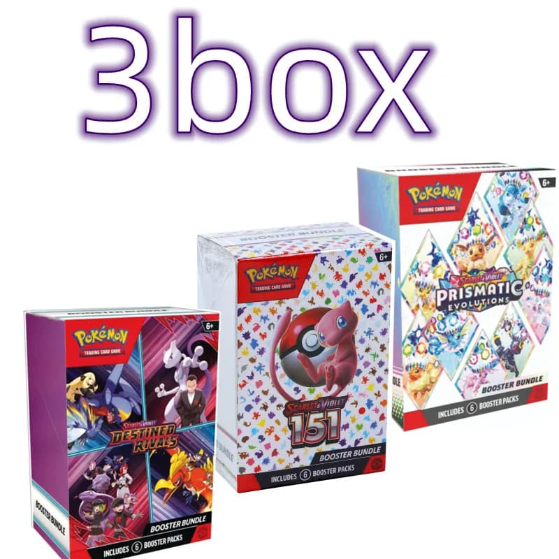 Carte Pokemon v10 Booster, rivales déestinées, évolutions prismatiques, Violet écarlate, 151, cartes