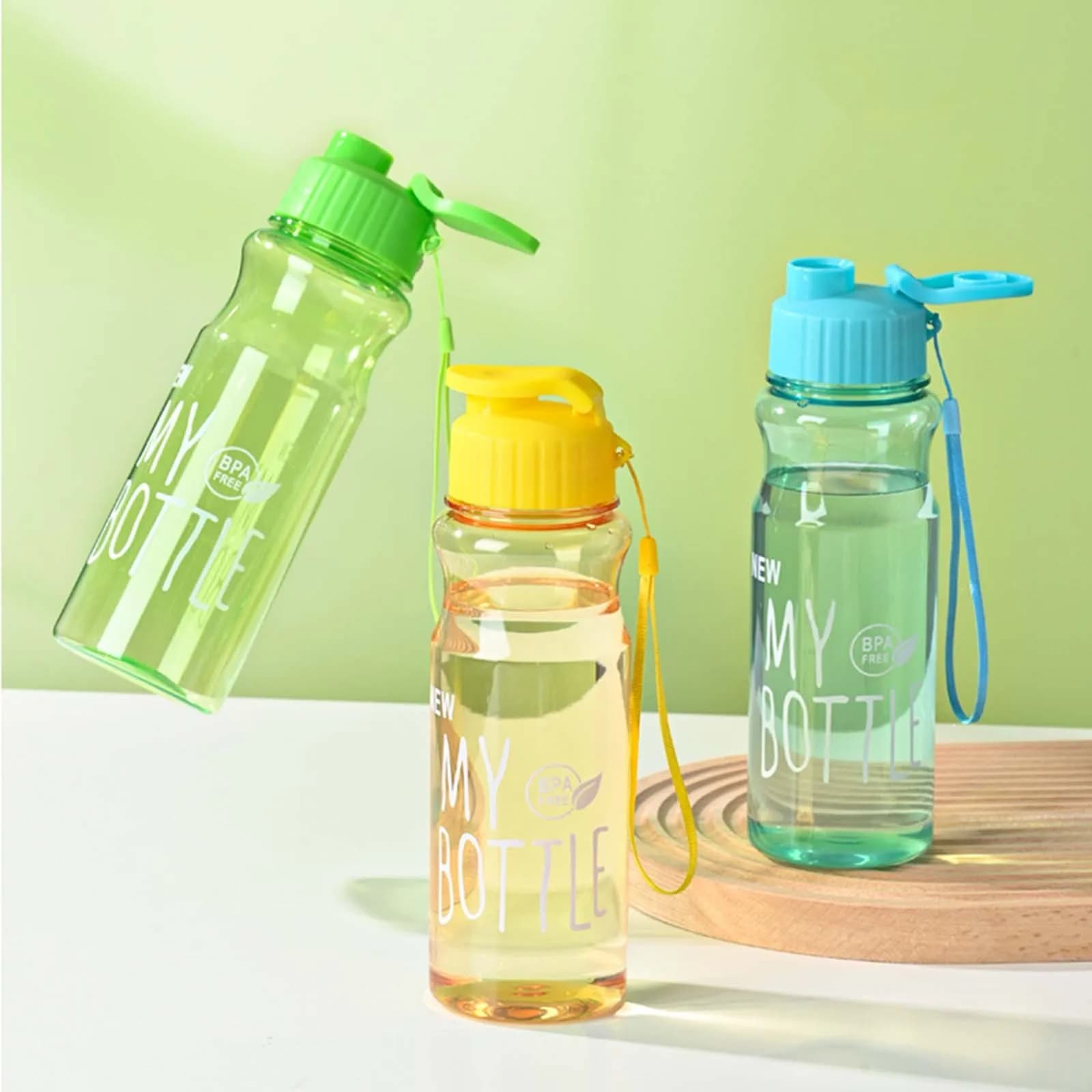 Bouteille d'eau créative pour hommes et femmes, 1 pièce, bouteille d'eau de sport, grande capacité, 
