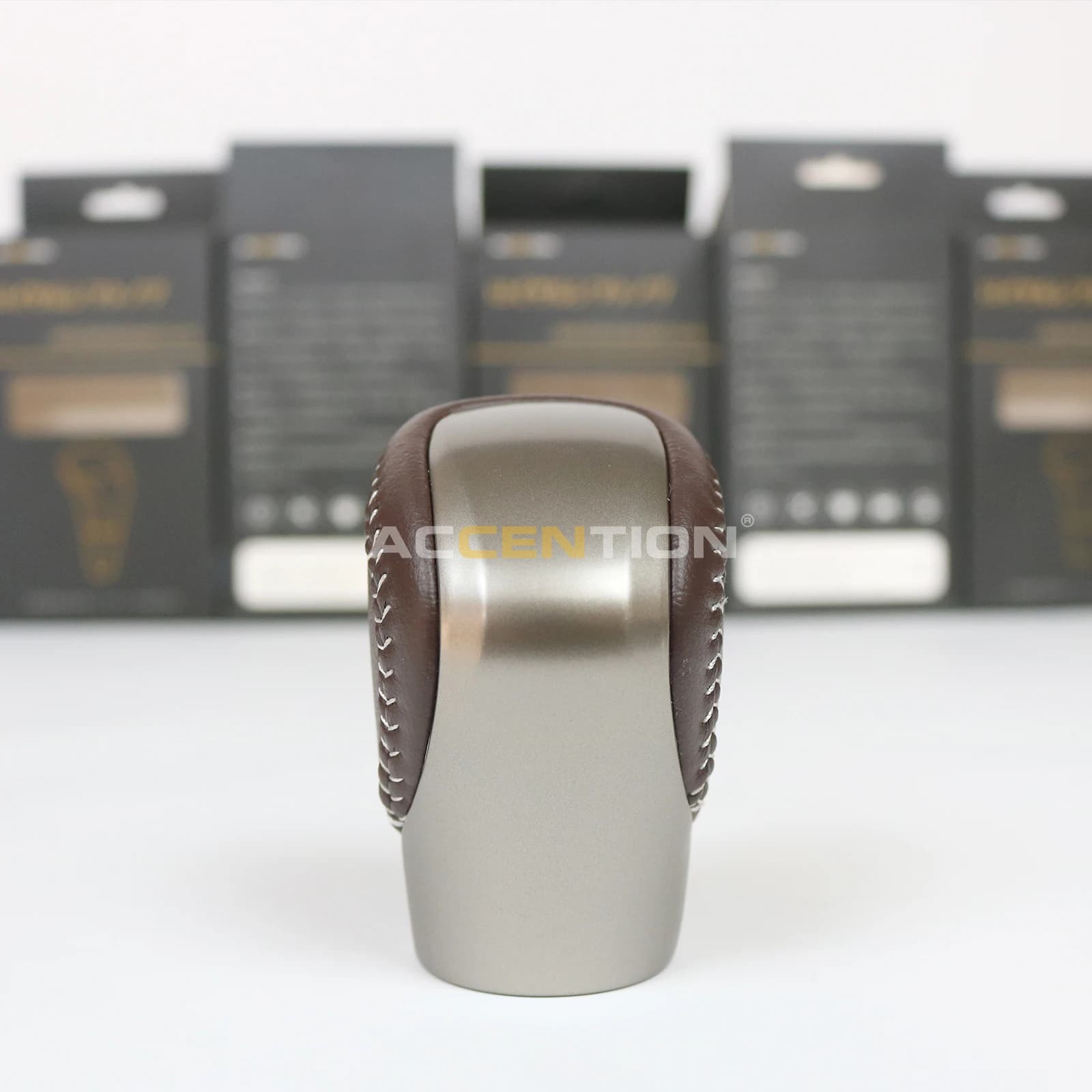 Pommeau de levier de vitesse en cuir marron, pour Lexus ES GS-450H GX IS-300 NX-300H RC-300 RX-350 2