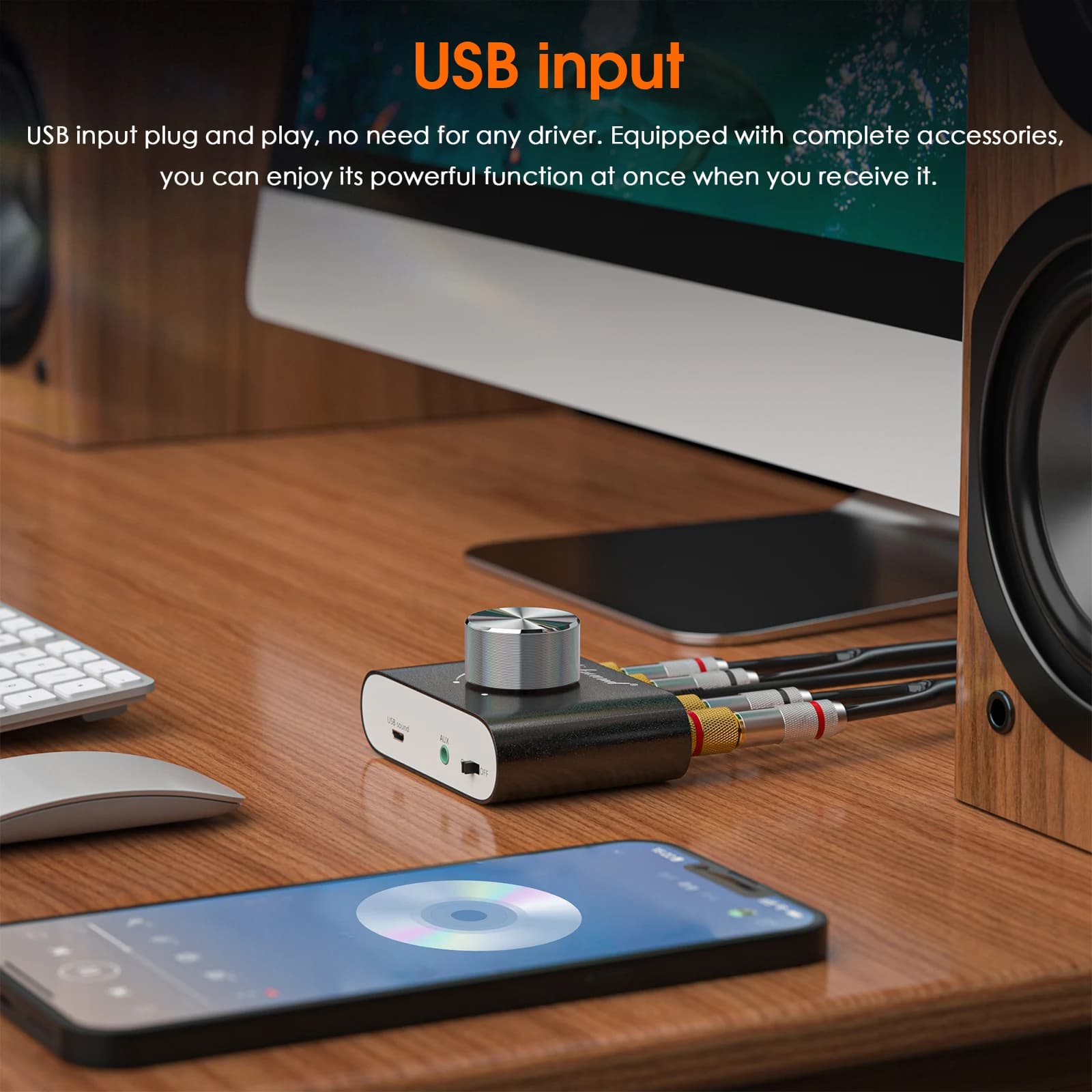 Douk Audio HiFi Bluetooth 5.0 amplificateur de puissance Mini TPA3116 numérique classe D bureau ampl