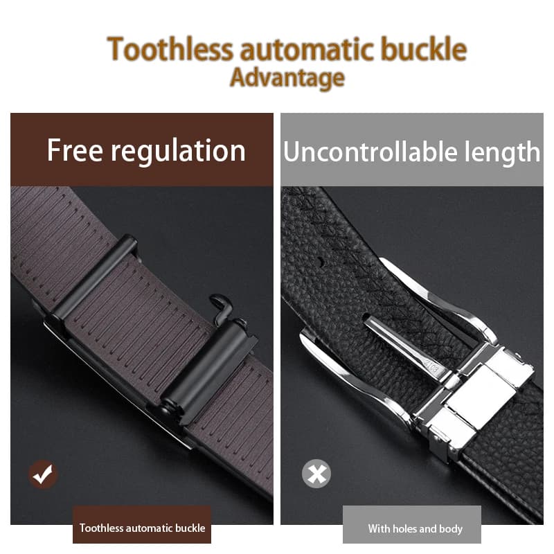 Ceinture européenne en cuir véritable pour hommes, 105-160cm, grande taille, pour jeans, réglable, a