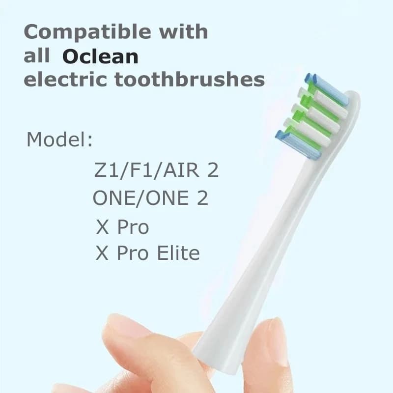 Têtes de brosse de rechange pour Oclean X PRO/ Z1/ F1/ One/ Air 2 /SE DuPont, buses de nettoyage en 