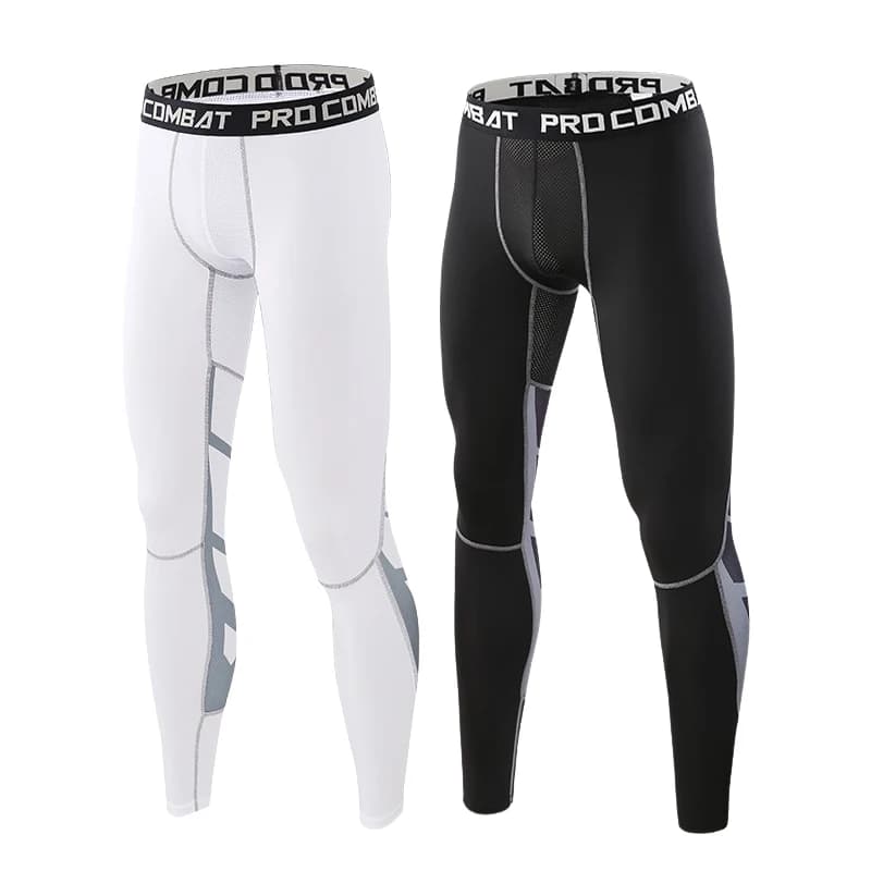 Pantalon de compression élastique pour homme, legging collant, pantalon de survêtement, cyclisme, co