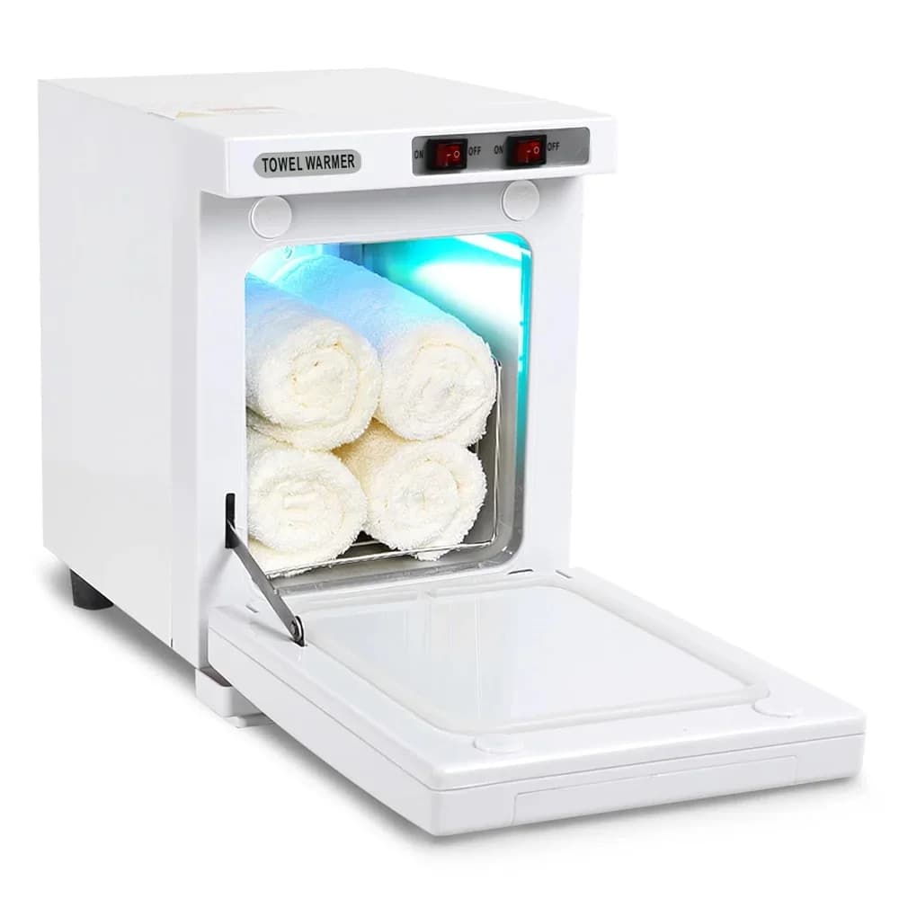 Stérilisateur de serviettes UV chauffé 5L, Mini armoire de désinfection intelligente à chauffage rap