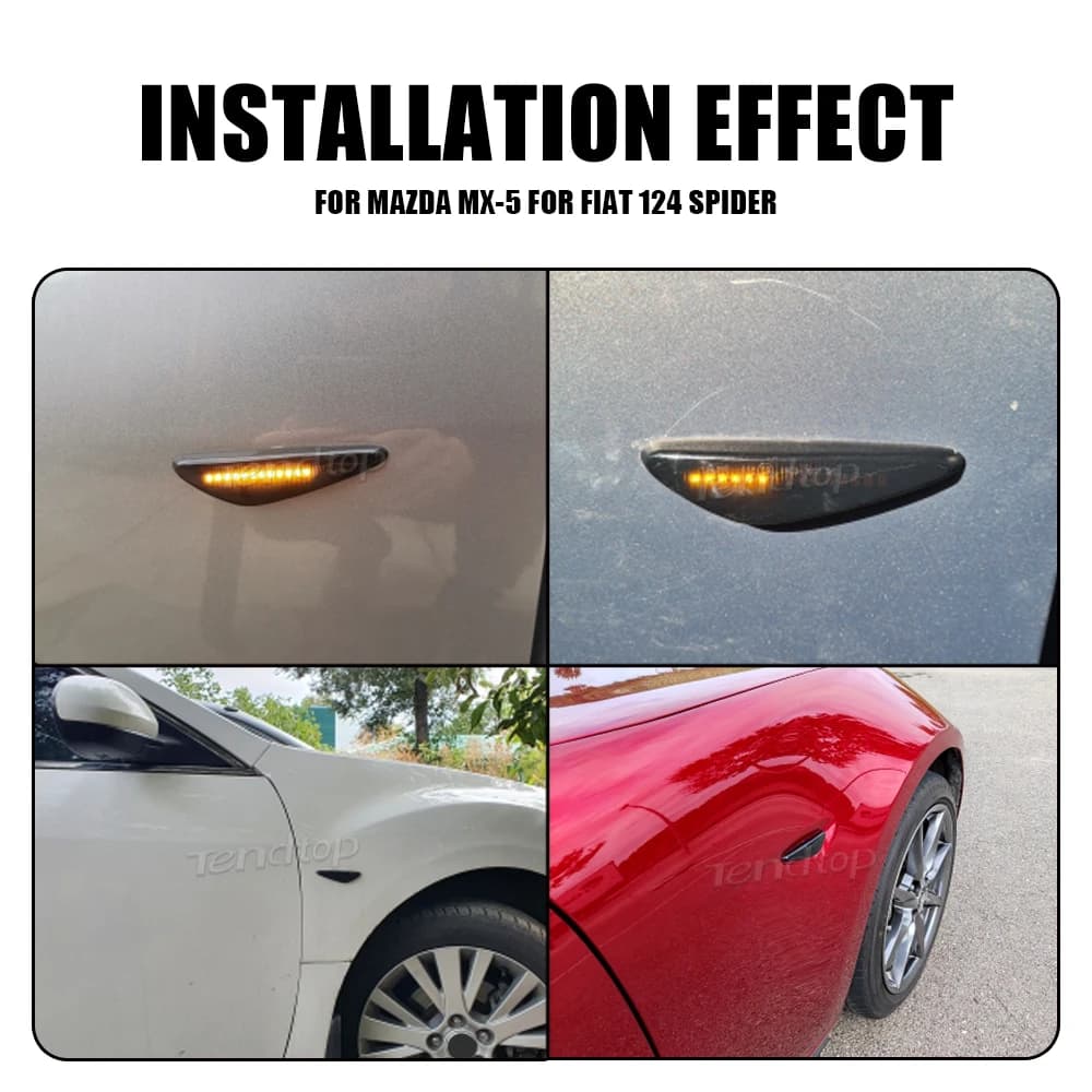 Pour Mazda MX5 RX-8 6 Atenza GH 2008-2012 5 Premacy Spider clignotant dynamique séquentiel clignotan