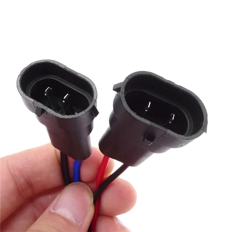Adaptateur de faisceau de câbles H4 à H11, 1 paire, connecteur de câble de Conversion d'ampoule de p