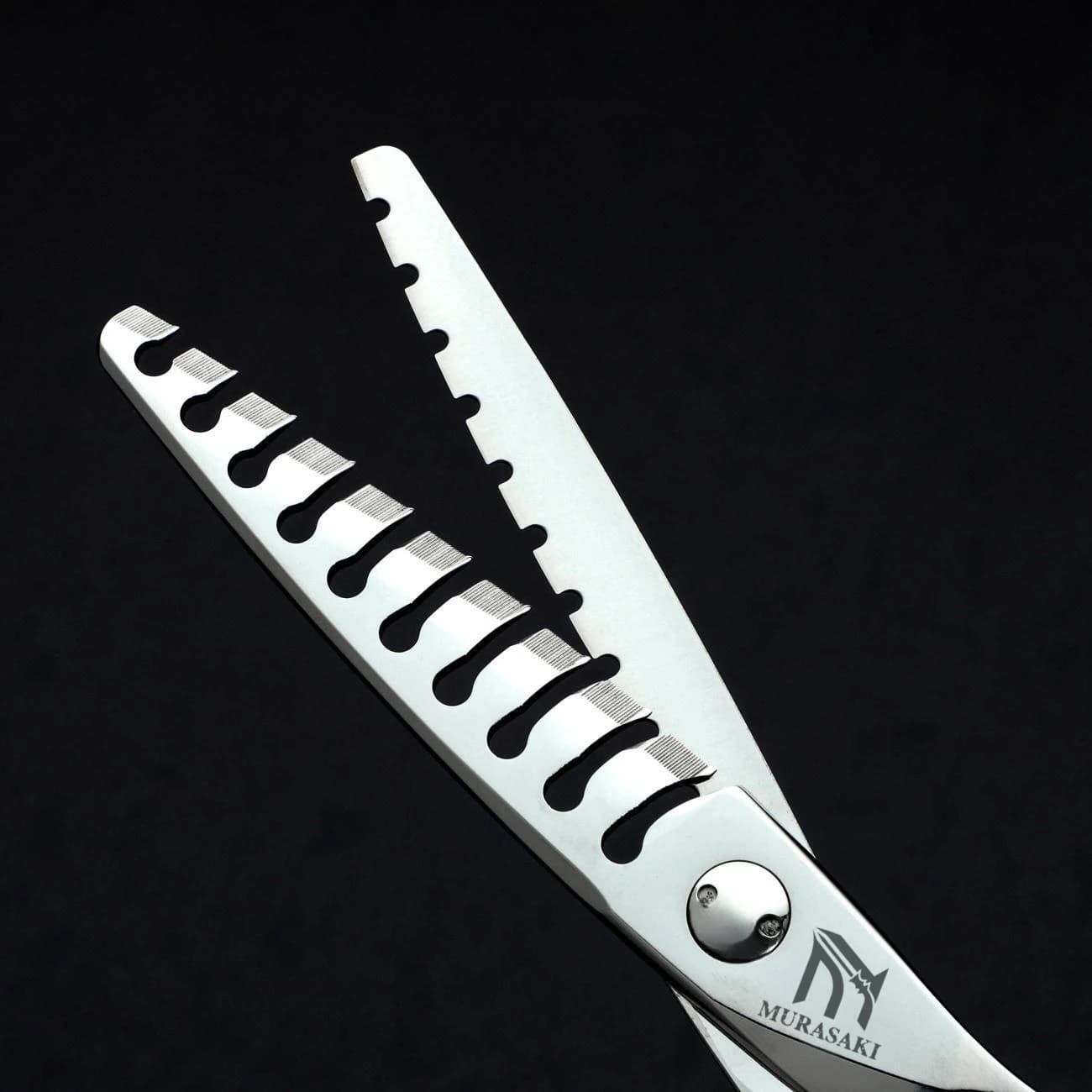 Ciseaux de barbier professionnels MURASAKI, ciseaux amincissants à Double dent de 6.0 pouces, fabriq