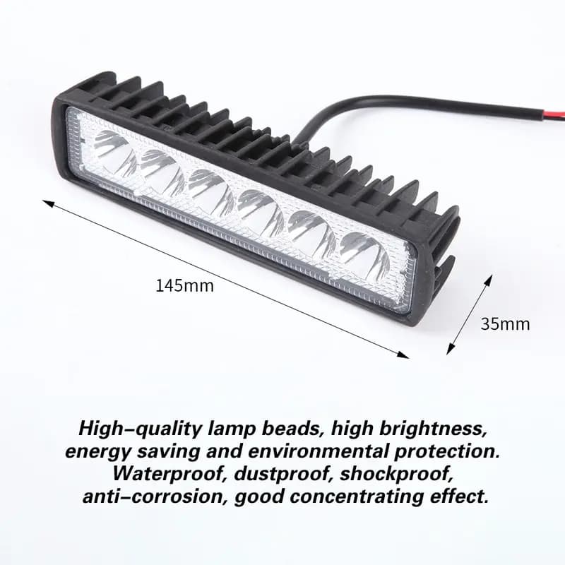 Phare de travail universel pour voiture, budgétaire haute luminosité, automobile tout-terrain, condu