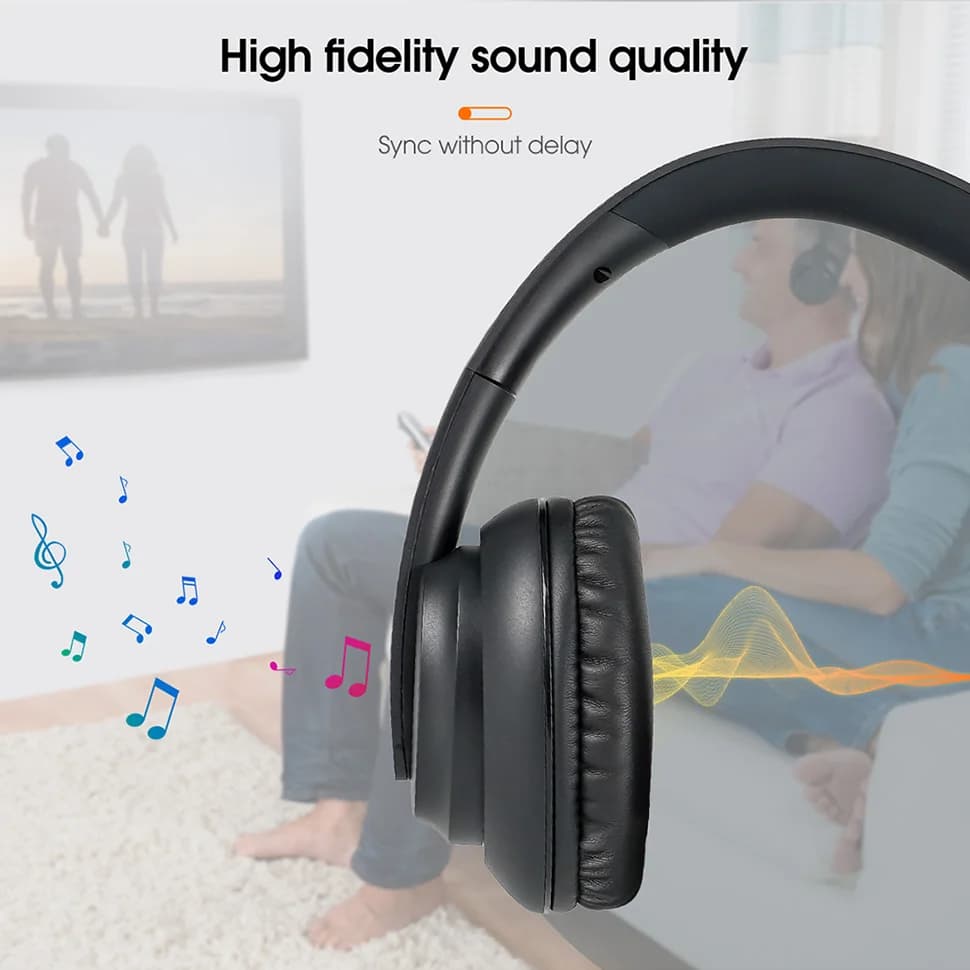 RETEKESS TA006 casque sans fil TV regarder des écouteurs sans fil rechargeables avec Support émetteu