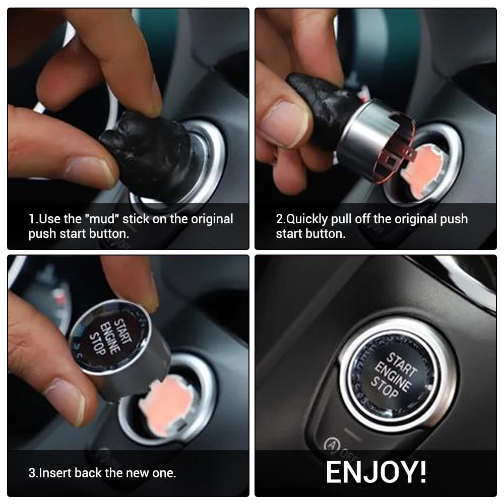 Bouton de commutation de moteur d'arrêt de démarrage en cristal, pour BMW 1 2 3 4 5 6 7 X1 X5 X6 F22