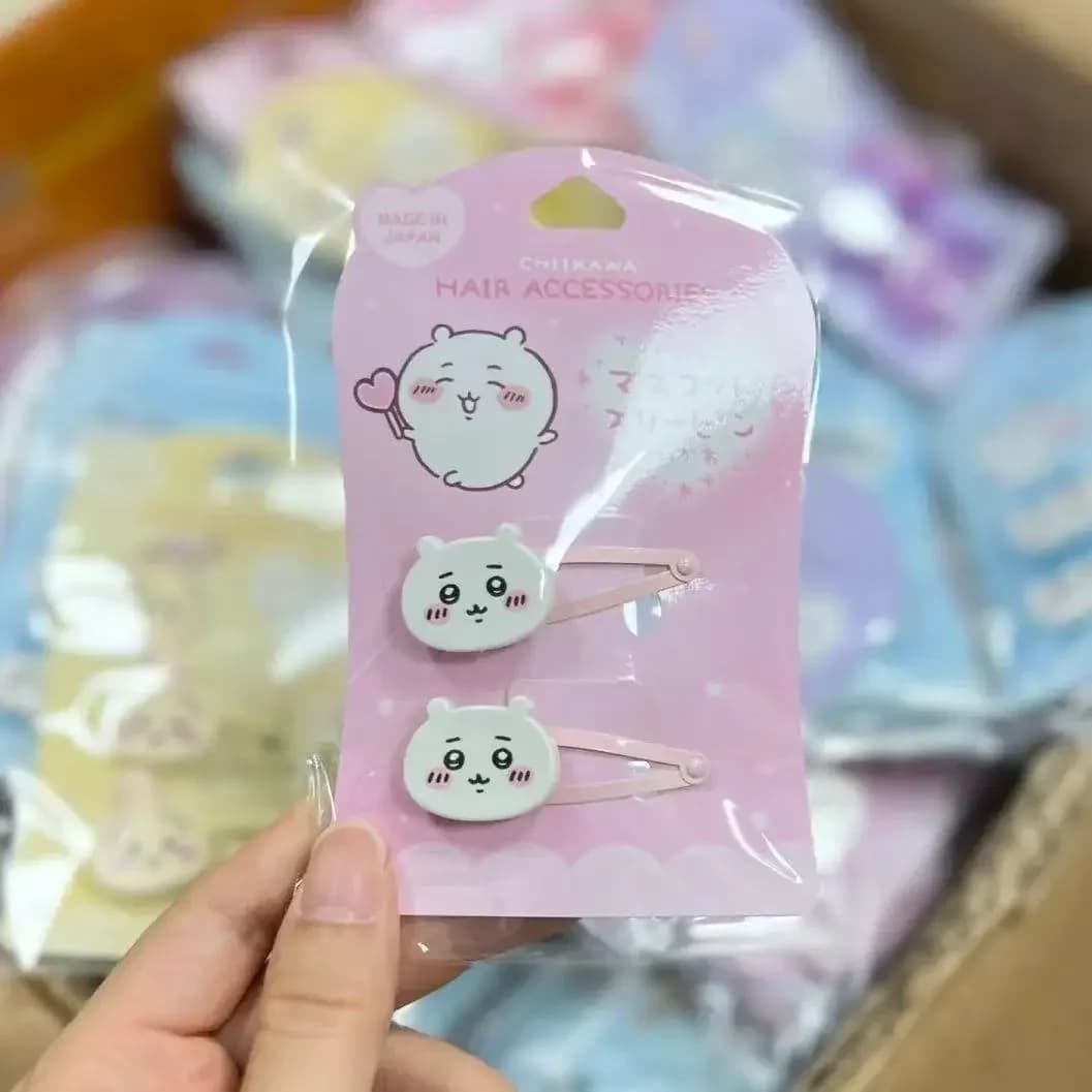 Nouveau Chiikawa Bb pince fille Kawaii pince à cheveux étudiant élastique mignon Usaki Hachiware des