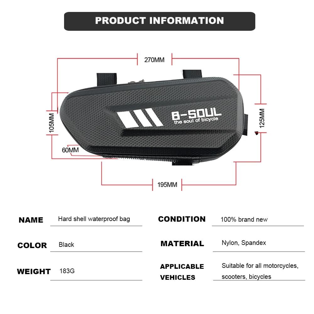 Sac à outils pour accessoires de moto CFmoto 800MT MT800 650MT Touring Adventure, coque rigide étanc