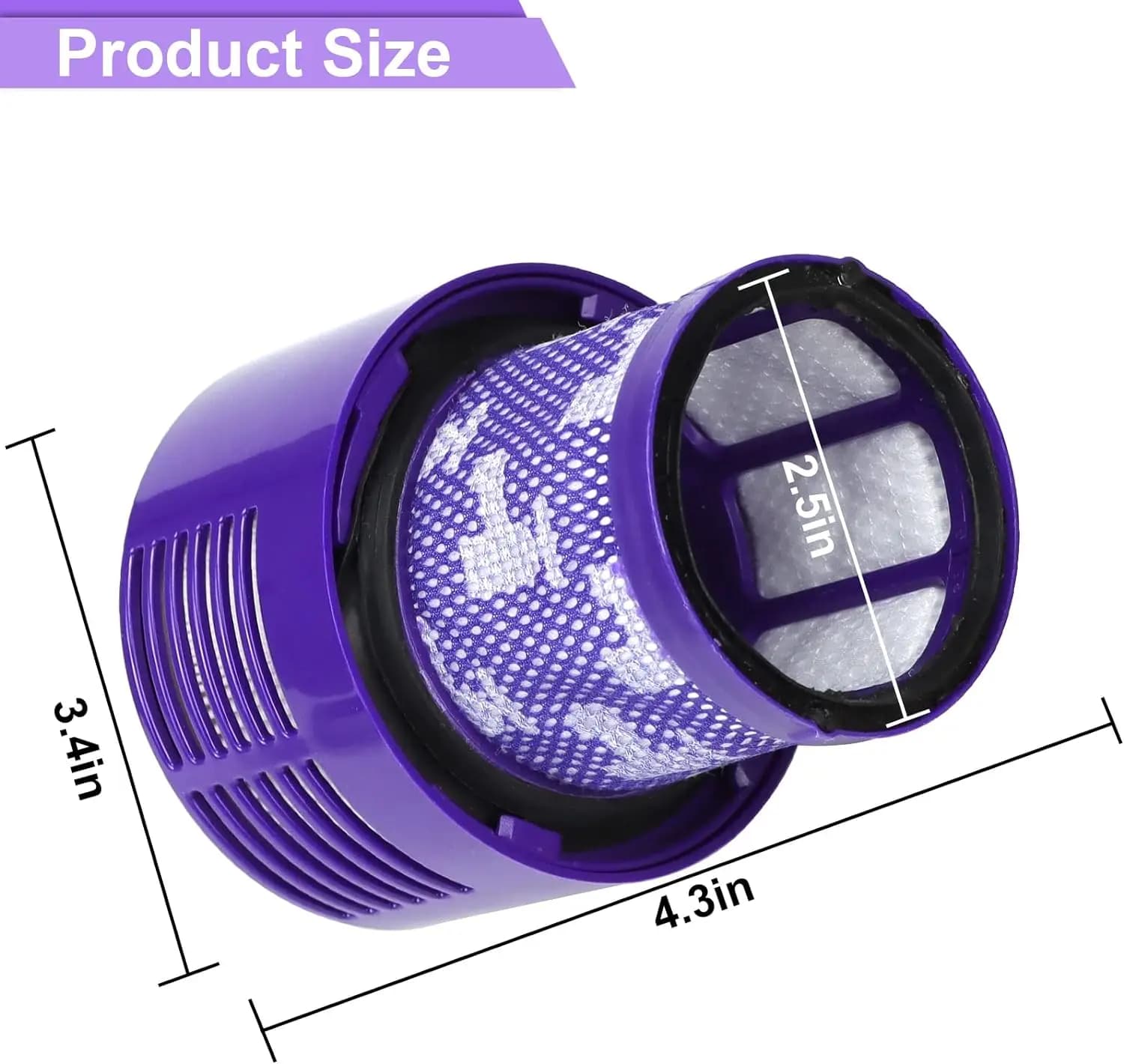 Pièces de rechange pour aspirateur Dyson V10 SV12 Cyclone Animal absolu, filtre Hepa Post-filtres, a