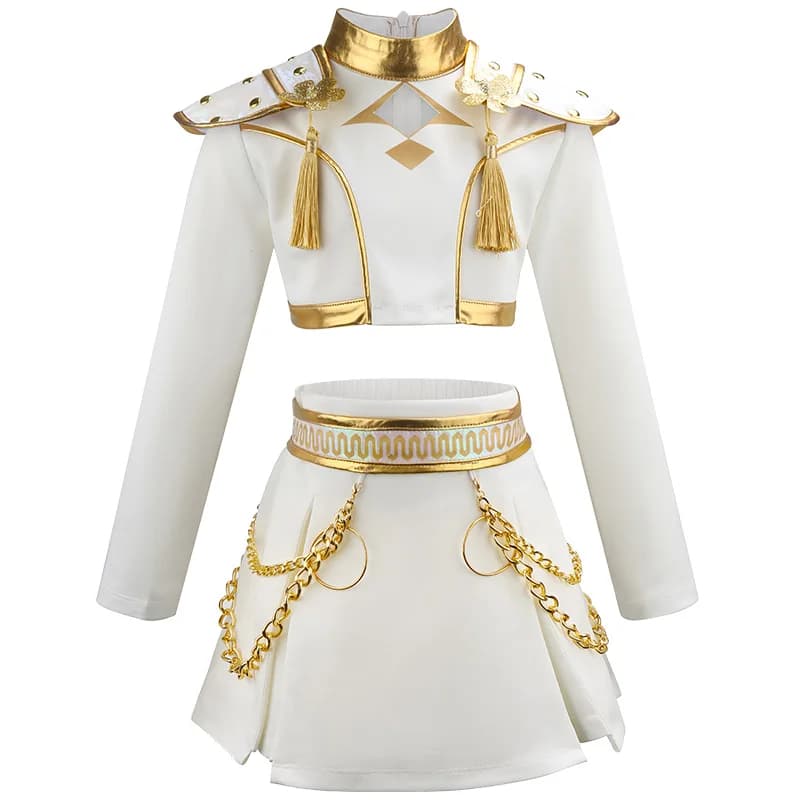 Vente chaude 2PS Costume de dessin animé pour enfants mode coréenne Cosplay Costume de danse Costume
