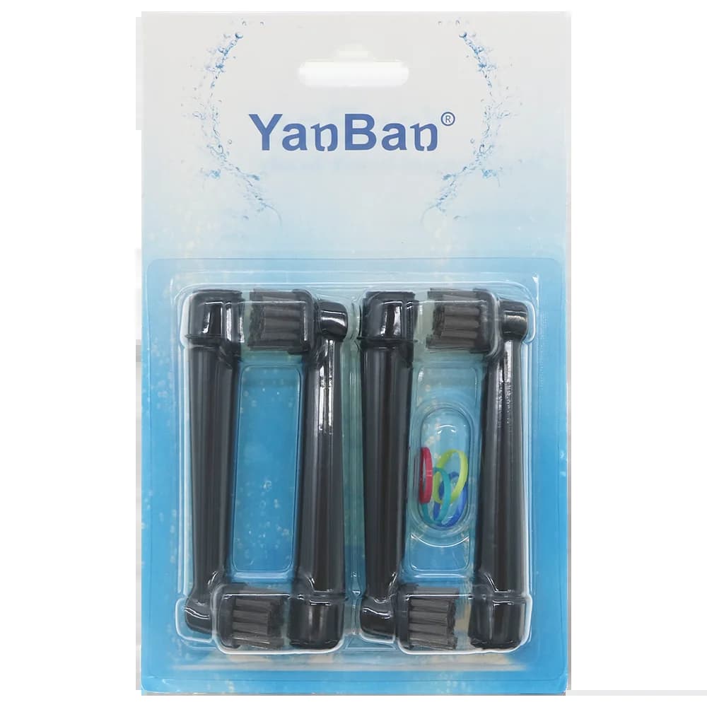 Têtes de brosse à charbon de bambou, 4 à 20 pièces, pour brosse à dents électrique oral-b Advance Po
